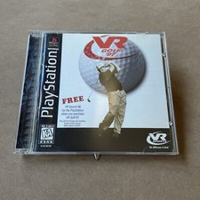 VR Golf '97 (Sony PlayStation 1, 1996) *Complete CIB - Damaged Manual - Tested*