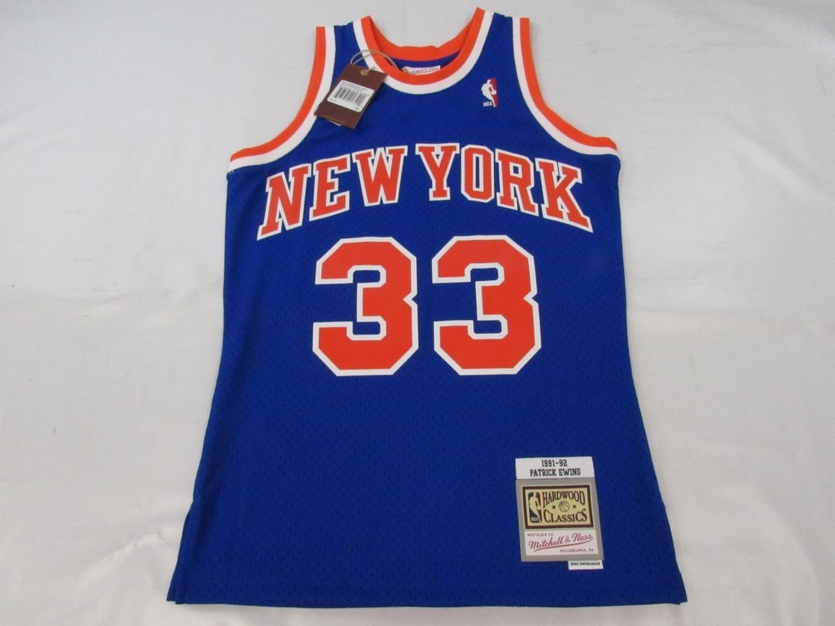 Mitchell & Ness NEW YORK 33 ユニフォーム NEW 1991-92 Patrick Ewing #33 Knicks Mens Mitchell & Ness