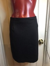 VTG 90'S METRO COLLECTION NY LINED - ZIPPER- BLACK SHORT SKIRT - SIZE 14