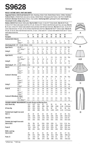2 SEWING PATTERNS Women Costume Six the Musical Outfit Halloween Plus Size 9627 - Picture 5 of 5