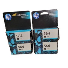 HP 564 Ink Cartridge GENUINE 4-Pack exp. May  June 2014