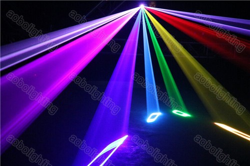 APP Wireless Wedding Party Laser Disco DJ Stage 2000mW Animation RGB Laser Light - Picture 3 of 6