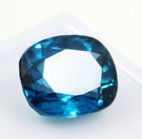 Natural 9.35 Ct kenya Blue Tsavorite Garnet Cushion Cut CERTIFIED Loose Gems - Picture 5 of 12