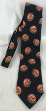 COCA COLA Coke Bottle Cap Tie 100 Silk Men's Neck Tie Navy Blue Red  Khaki