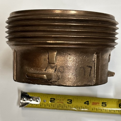 "LUDLOW BOCA DE INCENDIOS BOQUILLA BOMBA 4-1/2"" NST / NH, bronce" - Imagen 2 de 15