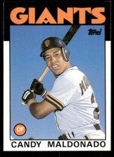 San Francisco Giants Candy Maldonado 1986 Topps Traded #69T GEM
