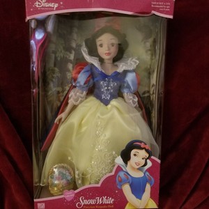 disney snow white porcelain doll