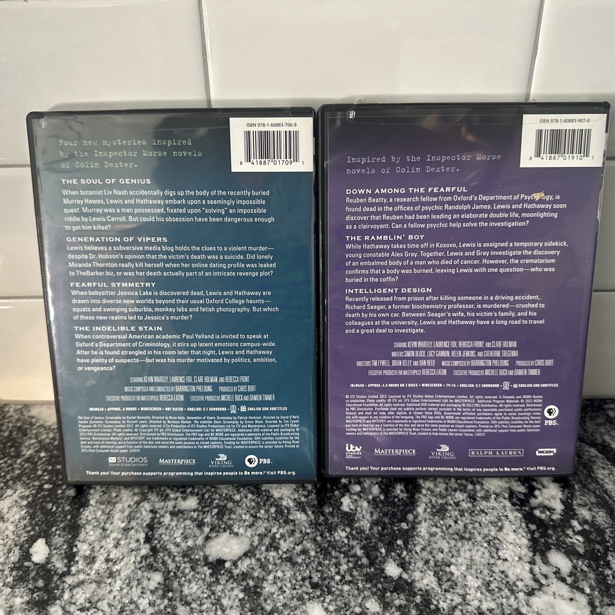 Inspector Lewis DVD Series Season 5 & 6 Masterpiece Mystery Crime