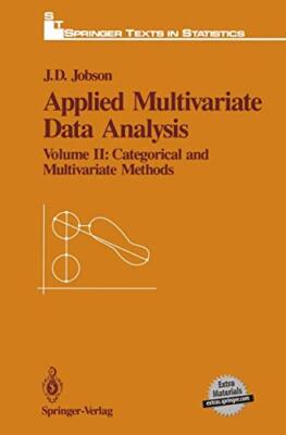 Jobson - Applied Multivariate Data Analysis   Volume II  Categorical a - X555z