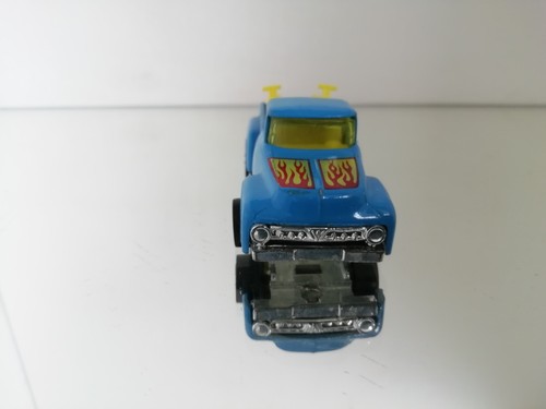 Hot Wheels Ford 56 Hi HAULER pick up camion con 2 moto buono - Foto 5 di 7