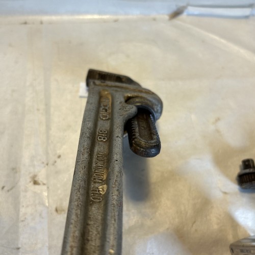 RIDGID 18" Pipe Wrench Aluminum Heavy Duty 818 (18 Inch) Made In The USA - Picture 16 of 17