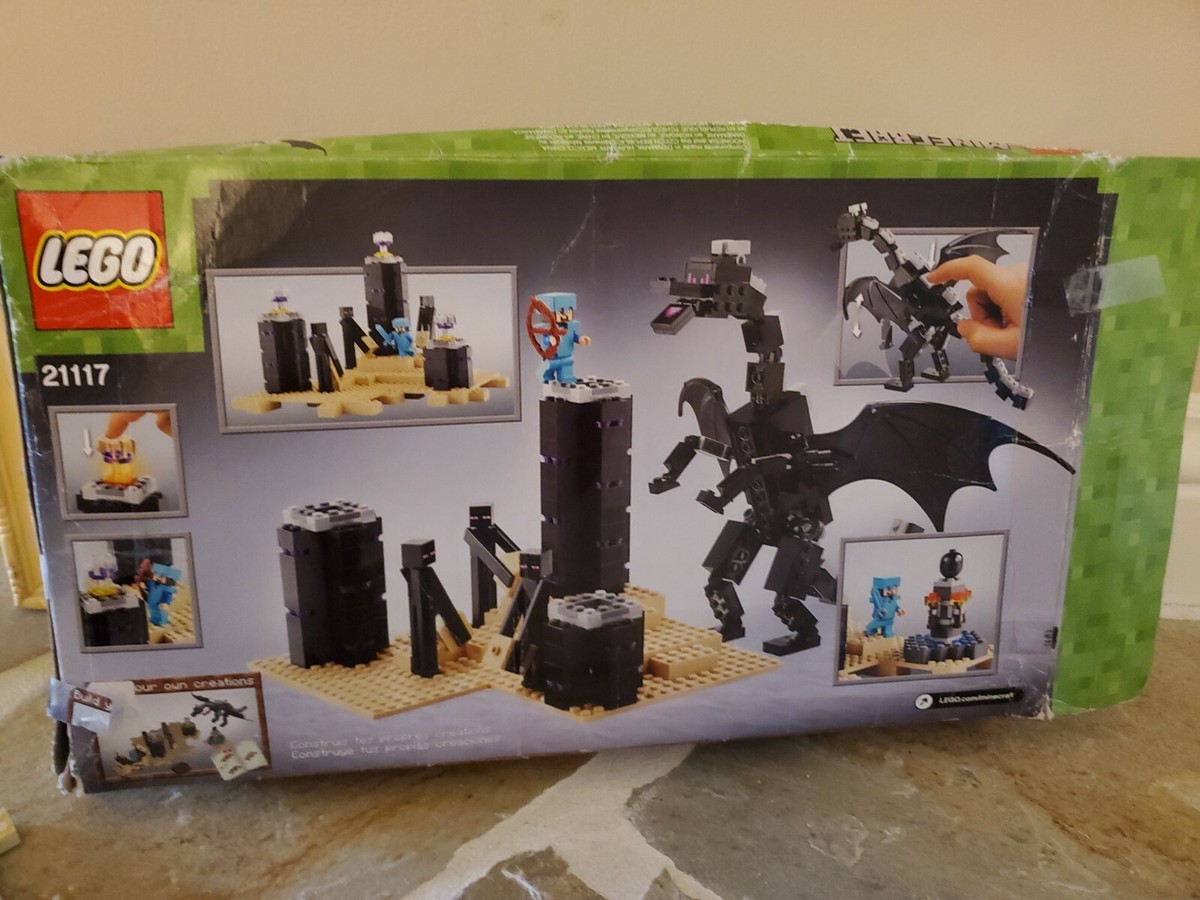 LEGO Minecraft #21117 The Ender Dragon 100% Complete w