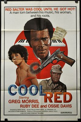 COOL RED / COUNTDOWN AT KUSINI 1976 ORIG 27X41 MOVIE POSTER RUBY DEE OSSIE DAVIS
