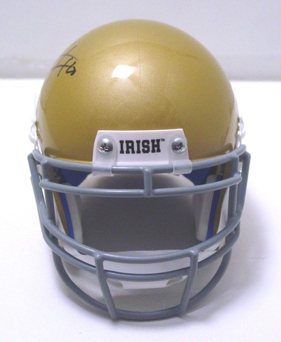 SAM HARTMAN - Signed/Autographed - NOTRE DAME FIGHTING IRISH - Mini Helmet w/COA - Picture 2 of 2