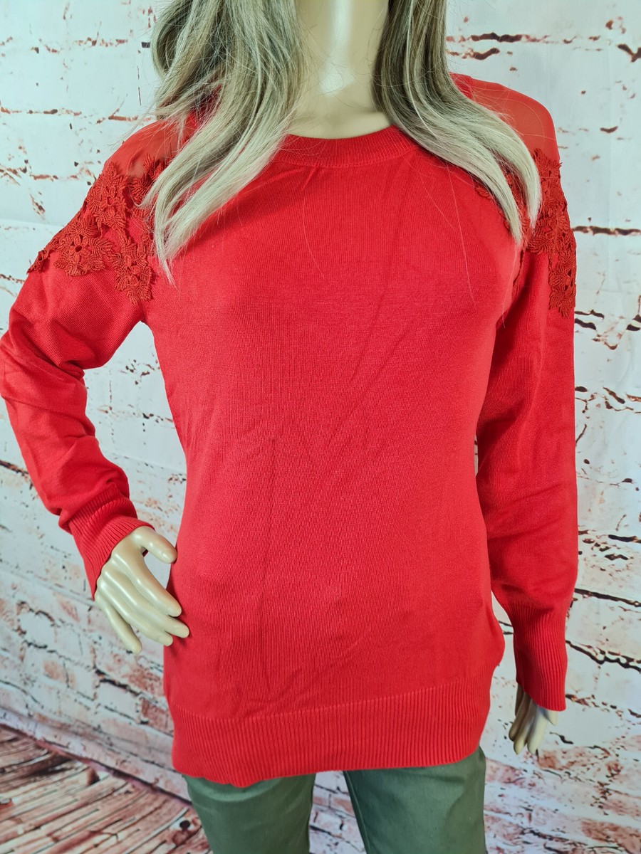 Monari Pullover Monari Roter Longpulli Pullover Für Den Frühling