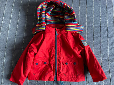 Jojo Maman Bebe COAT 6-12m 4-in-1 Waterproof Fleece Lined