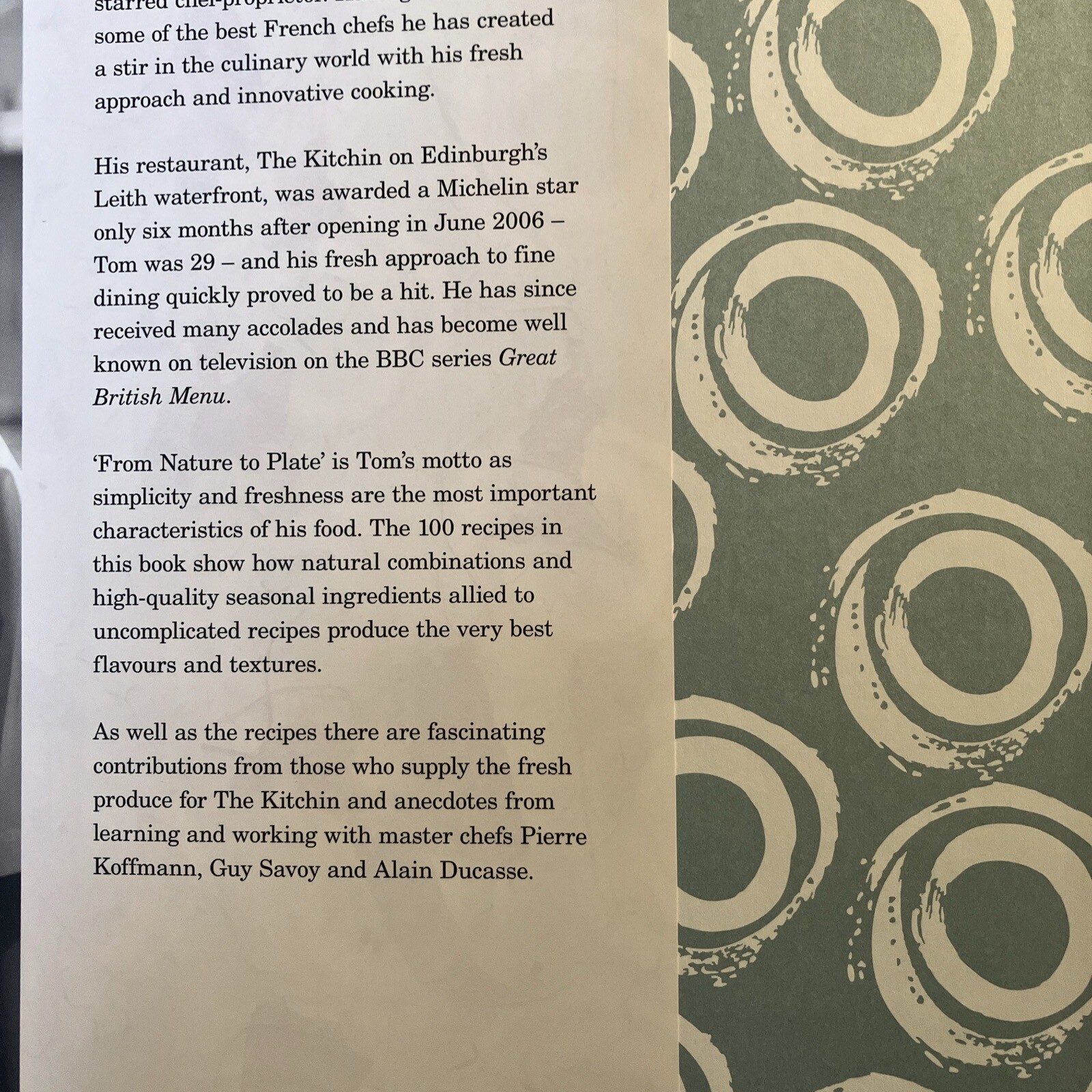 From Nature To Plate A Seasonal Journey by Tom Kitchin (Hardcover