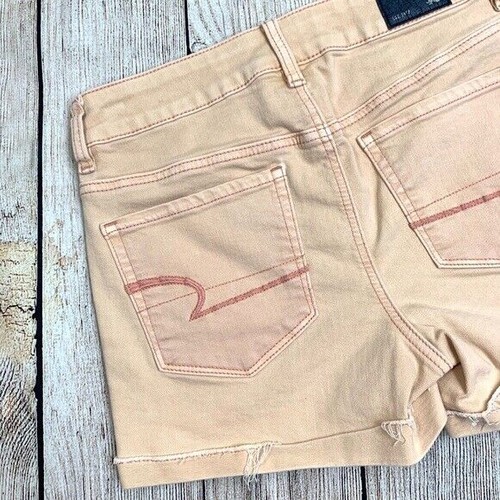 Pantalones cortos de jean American Eagle súper elásticos de melocotón talla 4 - Imagen 5 de 6