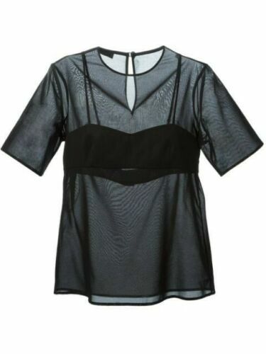 Robe Alexander Wang Noire En Jersey De Hockey - Taille M, Neuve Avec étiquettes (valeur 575€)