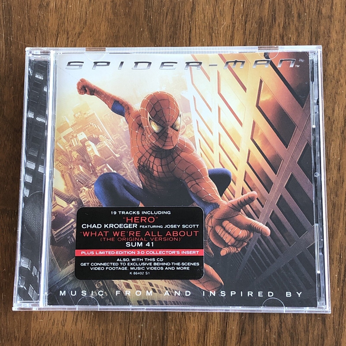 Spider-Man: Music From and Inspired by Various Artists (CD, 2002