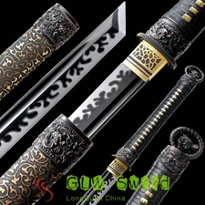 Full Tang Handmade Japanese Samurai Swords Katana Spring Steel Razor Sharp Blade