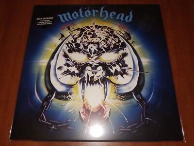 MOTORHEAD OVERKILL LP *RARE* BLUE GREEN SPLATTER VINYL BOB PRESS