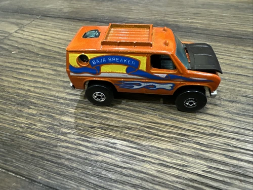 Vintage 1982 HOT WHEELS Baja Breaker Orange Van w/ Blackwalls NM/MINT! Nice!