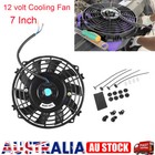 7" Inch Electric Radiator Cooling Fan 12V Volt Thermal Thermo Fan + Mounting Kit