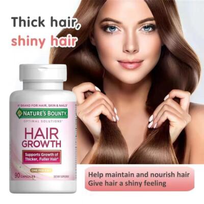 Nature's Bounty Hair Growth Supplement, 1 Per Day, Clinically Shown to Support