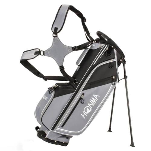 2022 HONMA CB2121 Caddie Bag Gray/Black NEW - Picture 1 of 4