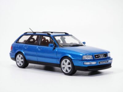 Audi S2 front blue 1/43 1994 Audi 80