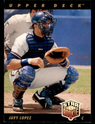 ゆ*様 【訳アリ特価】Made in USA・ヴィンテージ・ショット・ダブルライ 1993 Upper Deck #29 Javy Lopez Atlanta Braves | eBay