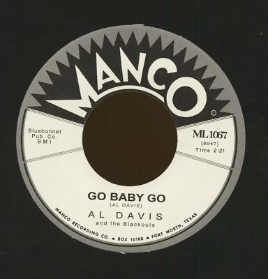 Al Davis - Go Baby Go - Ricky Tic (7inch, 45rpm) - Singles Rock'n'Roll/Rockab...