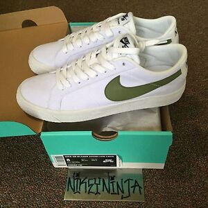 nike sb white and green