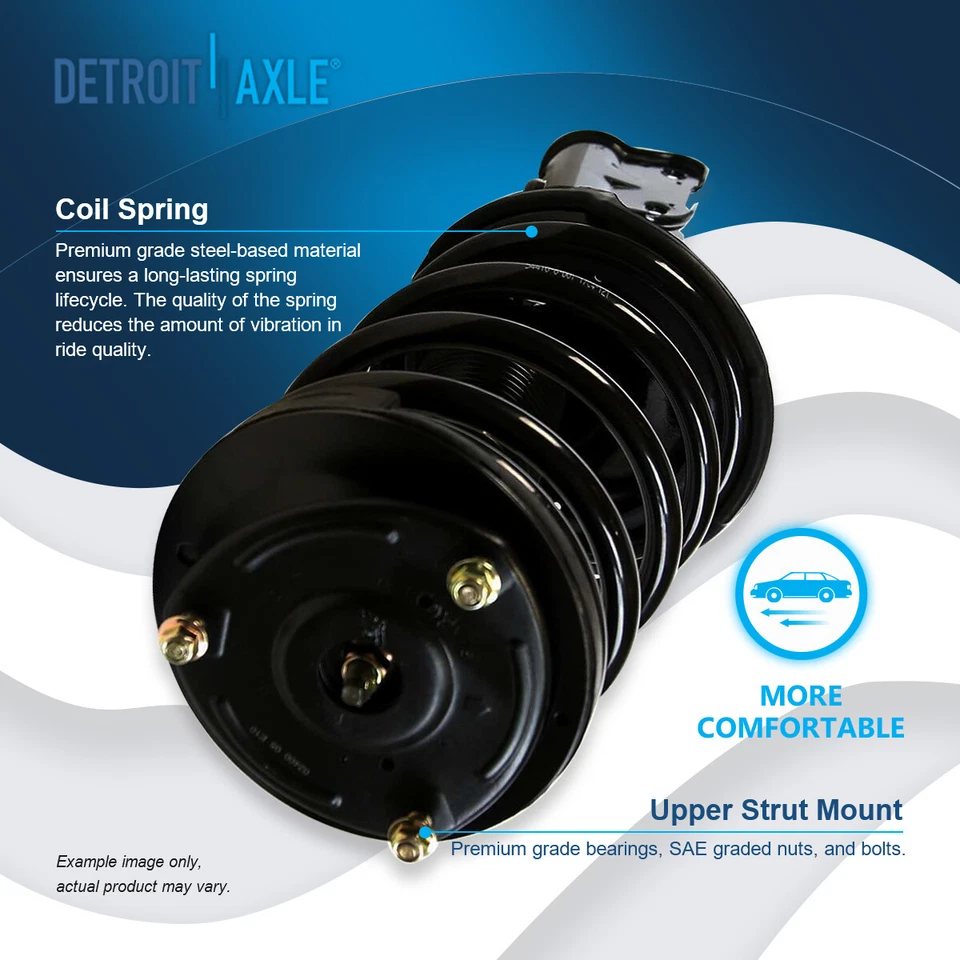 Front Struts with Coil Springs Assembly Fit for 2007 2008 2009 Hyundai Santa Fe — 第 3/4 张图片