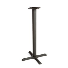 Oak Street Mfg B22BAR 22 in x 22 in Cross Base Bar Height Table Base