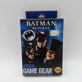 Batman Returns-Sega Game Gear-BOX & MANUAL Inserts And POSTER ONLY No Game
