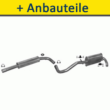 Auspuff Auspuffanlage für SEAT AROSA FLIEßHECK 1.4 D 1.7 57/75PS 1997-2004