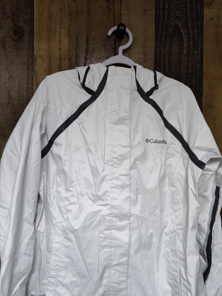 🔥 Chaqueta Columbia C-Technical OutDry® Extreme Rain Shell - Para mujer M Blanca Foto 3 de 4