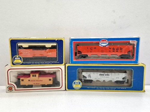 4x Bachmann Caboose 25743 AHM 7686 Box Car 97274 Tolva Modelo Potencia 12856 HO NUEVO EN CAJA | Zustand: New
