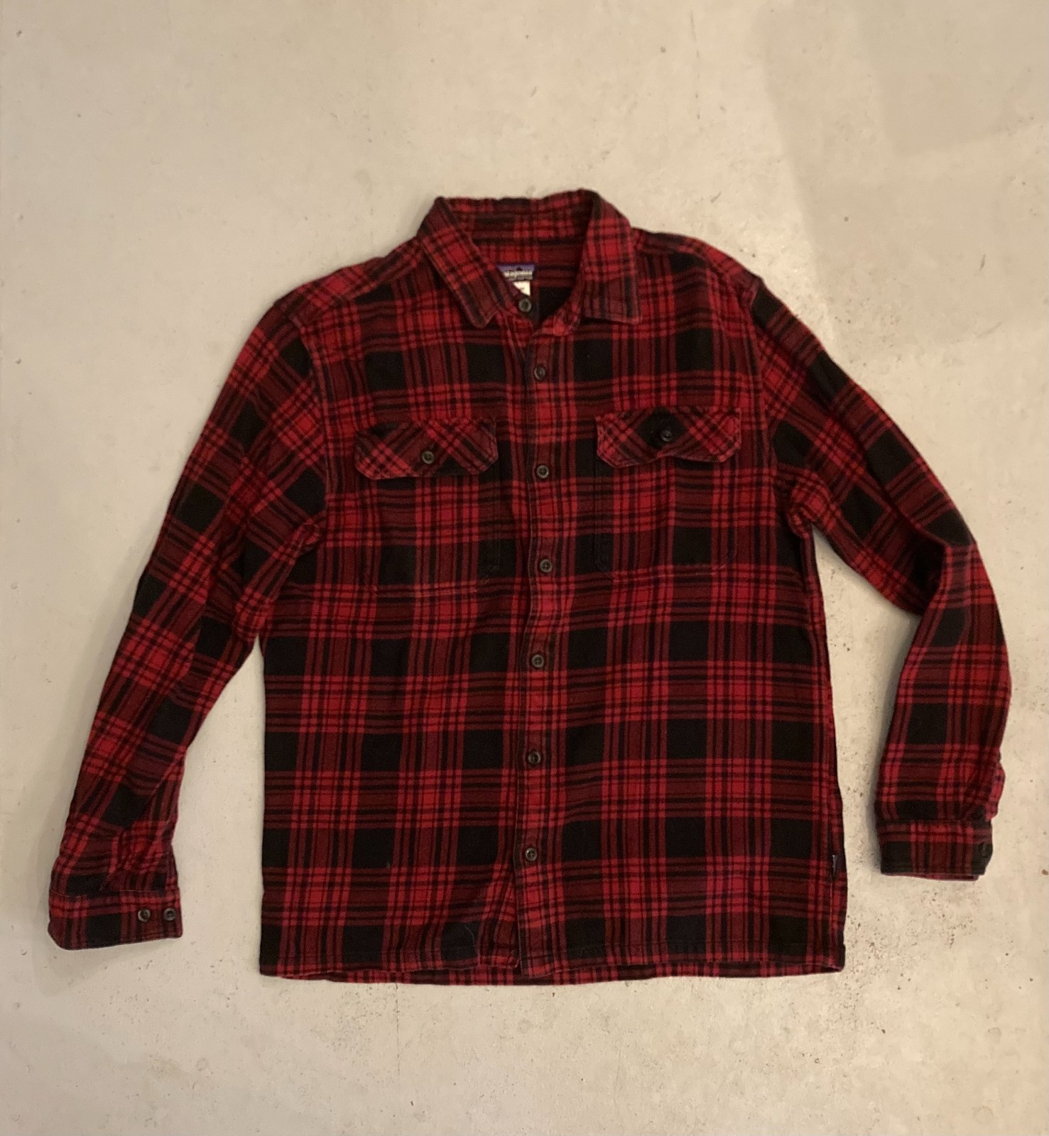 Patagonia Fjord Flannel Shirt Mens Medium