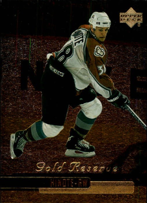 1999-00 Upper Deck Gold Reserve #209 Dan Hinote RC - HKY