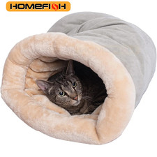 Autumn and Winter Cat Sleeping Bag Semi-Enclosed Cat Nest Warm Small and Medium-
