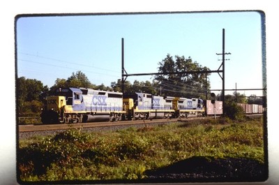 かこ（感謝）/4 CSX 6280 oct-98 original 35mm kodak train photo slide | eBay