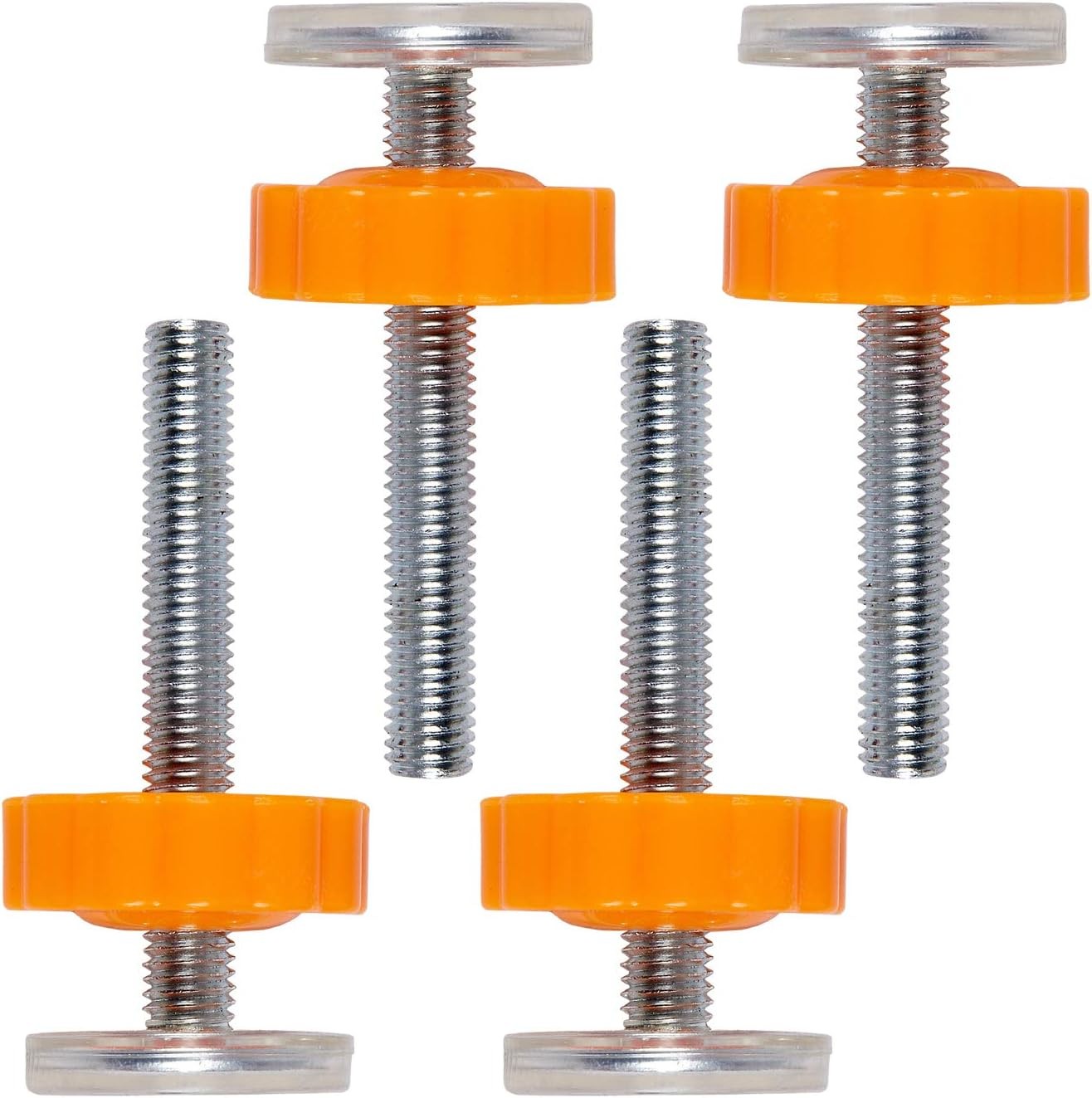 Stair Gate Spares Wall Fixings-4 Pack M10 Pressure Baby Gates Threaded Spindle