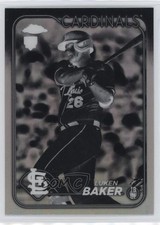 2024 Topps Chrome Negative Refractor Luken Baker #132 17e8