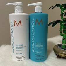 Moroccanoil Extra Volume Shampoo  Conditioner Duo Set 33.8 oz / 1 Litter Each