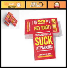 50 Colorful Prank Parking Cards - Funny Jokes for Hilarious Gags  Gifts