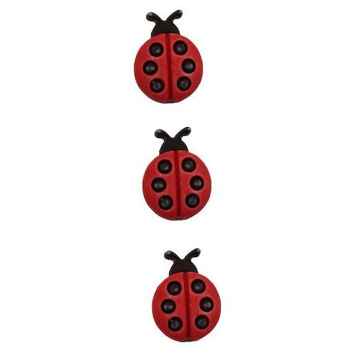 Buttons Galore Spring Fling Buttons - Ladybugs
