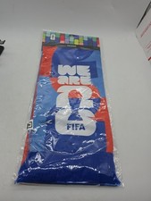 Official FIFA World Cup 2026 Soccer Scarf VISA Sponsor Blue Multi Paraguay